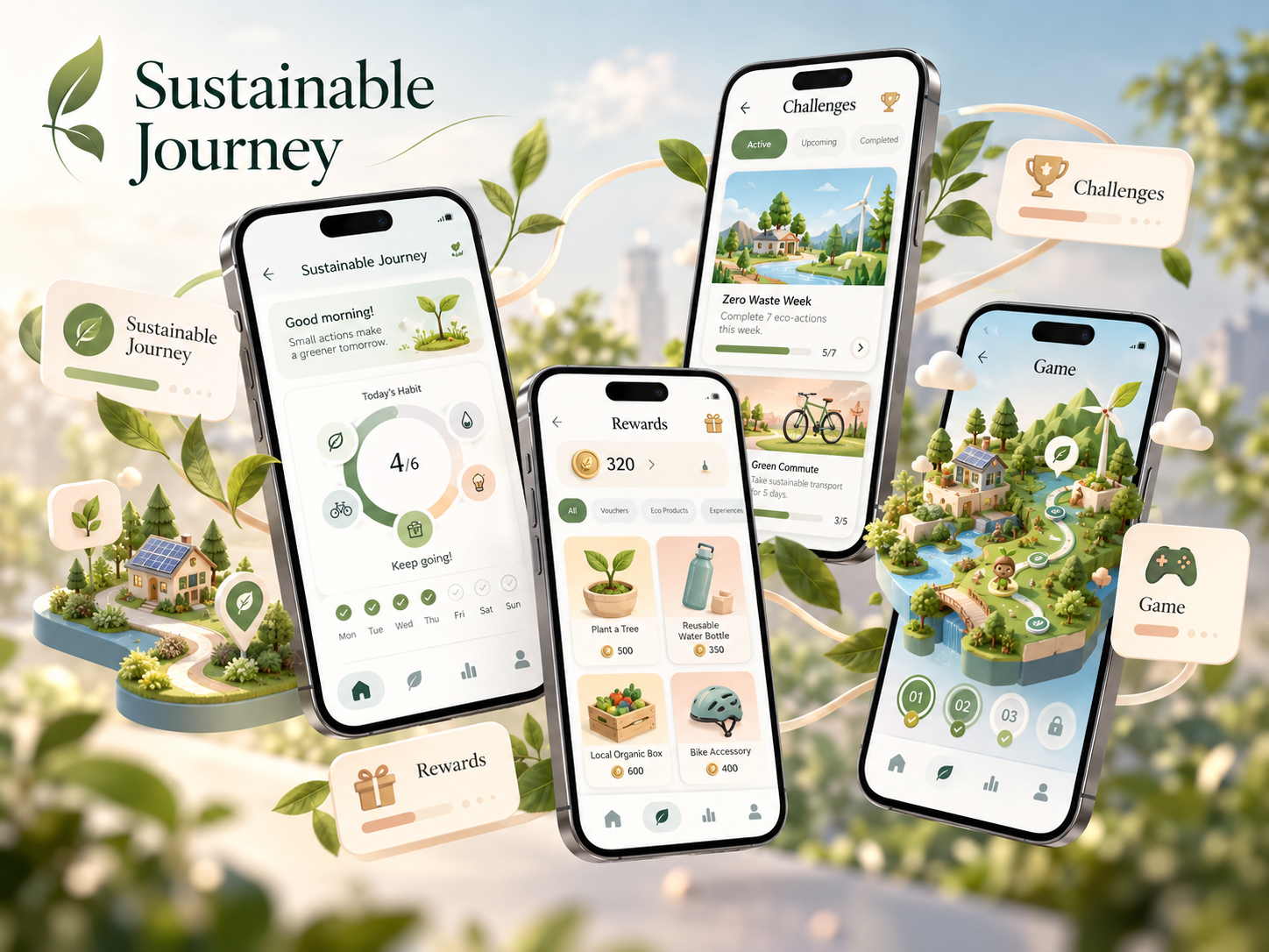 Selected ECOMA sustainable journey engagement concept preview